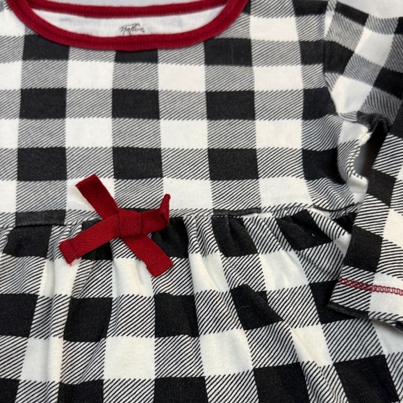 Touched by Nature - 3T long sleeve Organic Cotton Gingham Dress - Picture 3 of 3